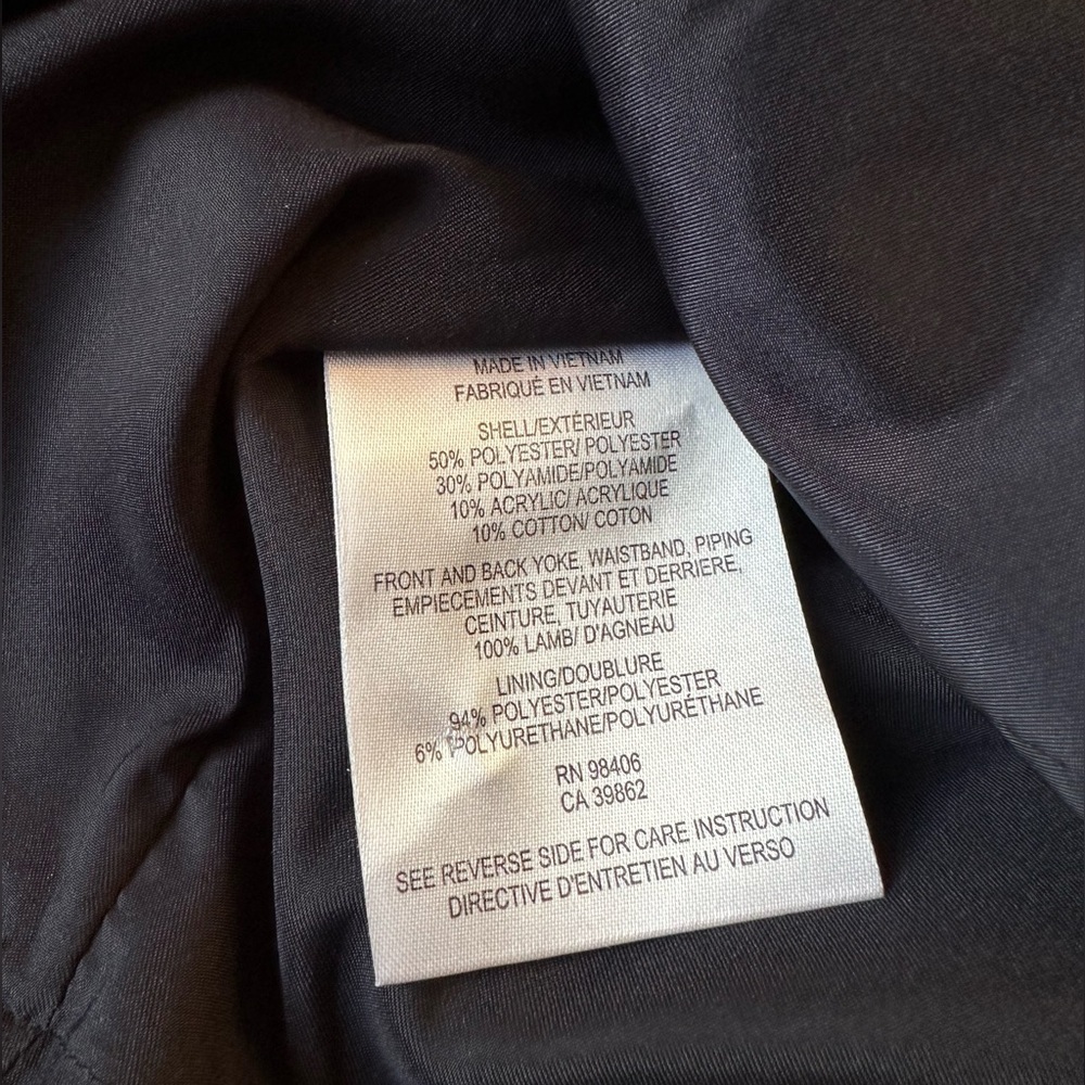 THEORY Calvino W. Heighten Mixed-Media Dress in Tweed and Leather size 8 - Picture 10 of 10